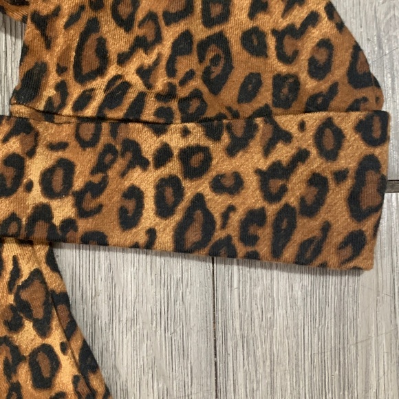 Lauren Ralph Lauren Animal Print 100% Cotton Stretch Knit 3/4 Sleeve Top size 3X - Picture 6 of 9